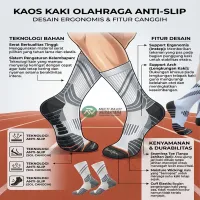 Kaos Kaki Olahraga Anti-Slip Performa Maksimal di Setiap Langkah