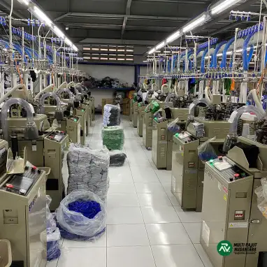 Mitra Produksi Kaos Kaki Terpercaya, Kapasitas Besar & Kontrol Kualitas Ketat