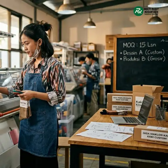Partner Pabrik, Jasa Maklon Kaos Kaki, Solusi Produksi Custom