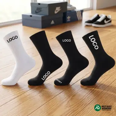 School Socks Custom, Cukup Kirim Nama Sekolah dan Logo, Kami Urus Sisanya!