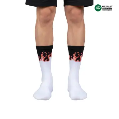 Kaos Kaki Oldschool Kualitas Rajut High-Density Kostum untuk Jaringan Retail Nasional