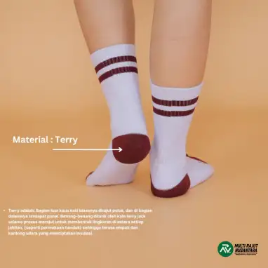 Solusi Premium Kaos Kaki Custom, Standar Kualitas untuk Mitra Retail dan Korporat