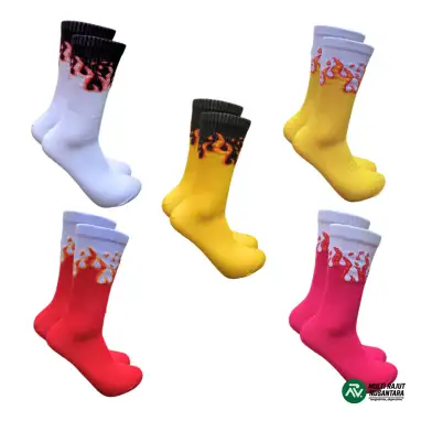 Kaos Kaki Oldschool Kualitas Rajut High-Density Kostum untuk Jaringan Retail Nasional